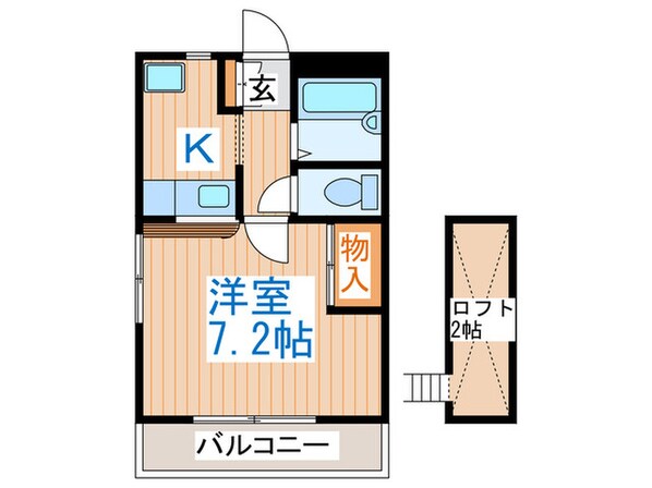 メゾンメープルの物件間取画像